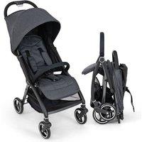 Gymax Baby Stroller Folding Toddler Stroller with Canopy Adjustable Backrest in Grey