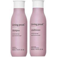 Living Proof Restore Shampoo 236ml & Restore Conditioner 236ml Duo in Clear