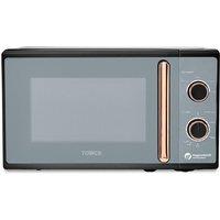 Tower T24038RGG Cavaletto Manual Microwave, 800W, 20L, Grey Rose Gold in Black