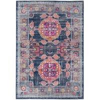THE RUGS Marrakech Multicolour Distressed Large Area Rug & Runner Living Room 400 | Size: 160 cm x 230 cm