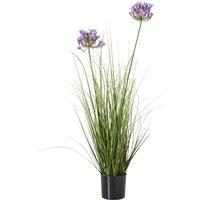 Hill Interiors Agapanthus Plant Pot in Bottle Green