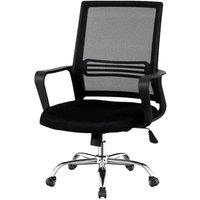 VOGREX Ergonomic Mesh Office Chair Adjustable Swivel Back Task in Black