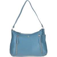 Ashwood Leather Women's 'Dungannon' Premium Leather Shoulder Bag in Blue