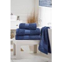 Deyongs Bliss Pima 4 Piece Towel Bale - 2 x Hand & x 2 Bath Towels in Dark Blue