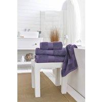 Deyongs Bliss Pima 4 Piece Towel Bale - 2 x Hand & x 2 Bath Towels in Grape