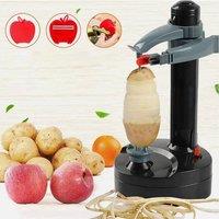 VOGREX Black Automatic Apple Express Rotating Peeling Machine