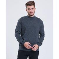 Alse Studio Men's Turtleneck Jumper 100% Cotton Premium Quality in Grey | Size: Medium