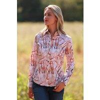 CLAUDIO LUGLI Women's Snaffle Print Shirt | Size: 10