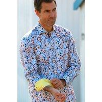 CLAUDIO LUGLI Men's Wild Bloom Print Shirt | Size: XL