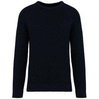 Native Spirit Men's Chunky Knit Sweatshirt in Navy | Size: 2XL