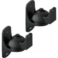 AVF Tilt & Turn Speaker Wall Mount Pair in Black