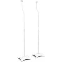AVF Surround Sound Speaker Floor Stand Pair in White