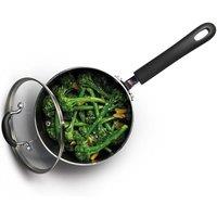 MasterClass Non-Stick Heavy Duty 20cm Saucepan in Black