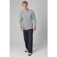 Tokyo Laundry Men's Cotton Long Sleeve Pyjama Set | Size: XL