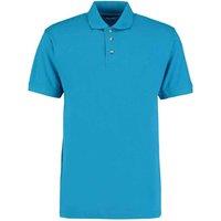 Kustom Kit Men's Workwear Heather Polo Shirt in Turquoise | Size: Medium