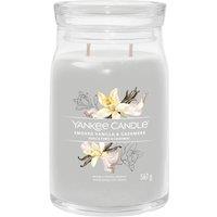 Yankee Candle Women's Signature Large Jar Smoked Vanilla & Cashmere in Grey