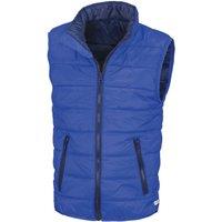 Result Core Sleeveless Zip Up Bodywarmer in Mid Navy | Size: Large