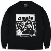 Rock Off officially Licensed Products Paper Cut Out Photo Sweatshirt in Black | Size: Small