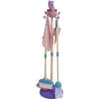 Living and Home Kids Cleaning Play Toy Set with Unicorn Holder