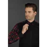 CLAUDIO LUGLI Men's DRAGON SCALES WITH BOWTIE in Black | Size: XL