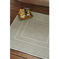 CHRISTY 'Brixton' Luxury 100% Cotton Bath Mats in Stone