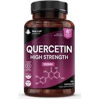 New leaf health Quercetin 500mg High Strength Antioxidant Supplements (6 Months Supply) 180 Pure Quercetin Capsules Easy to Swallow in Purple