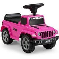 Costway Children's Ride on Push Car Licensed Jeep Toddler in Pink