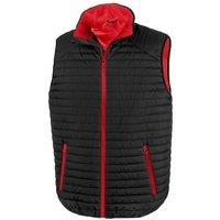 Result Men's Contrast Mid Blue Gilet in True Black | Size: XL