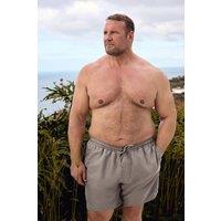 BadRhino Men's Elasticated Swim Shorts in Grey | Size: 1XL
