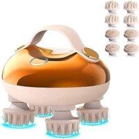 SHEONLY Electric Scalp Massager with 3 Modes in Gold