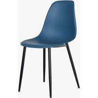 Core Products Aspen White Sintered Stone Rectangular Table with 4 Curve Chairs - Set in Blue