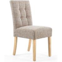 Shankar Moseley Waffle Tweed Oatmeal in Natural Legs in Beige