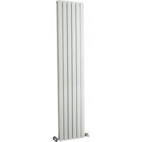 Balterley Square Vertical Double Panel Radiator, 1800mm x 354mm - Satin White