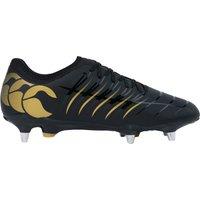 Canterbury Phoenix 2.0 Team Leather Soft Ground Rugby Boots in Black | Size: 10.5