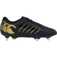 Canterbury Phoenix 2.0 Team Leather Soft Ground Rugby Boots in Black | Size: 12