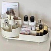 Havendro Makeup Organiser Cosmetic Lipstick Brush Storage in White