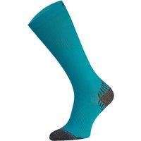 COMODO Men's 1 Pack Over the Calf Compression Running Socks in Turquoise | Size: 6-8