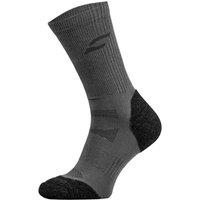COMODO Men's 1 Pack Anti Blister Bamboo Hiking Socks for Summer in Grey | Size: 6-8