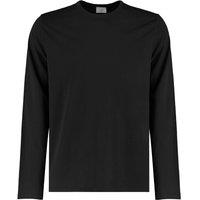Kustom Kit Men's Long-Sleeved T-Shirt in Black | Size: Medium