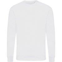 IQONIQ Men's Zion Cotton Crew Neck Sweatshirt in White | Size: XL