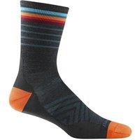 Darn Tough Vermont Men's Merino Wool Crew Ultra-Lightweight Anti Blister Running Socks in Charcoal | Size: Large