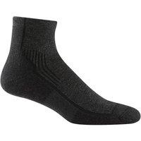 Darn Tough Vermont Men's Merino Wool Quarter Midweight Seamless Hiking Socks in Black | Size: Medium
