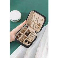 Women's PU Leather Jewellery Box in Black