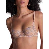 Aubade Women's Sound of Heart Half Cup Bra in Nude | Size: 30C