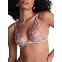 Aubade Women's Sound of Heart High Apex Push-Up Bra in Nude | Size: 36D