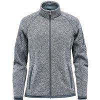 Stormtech Women's Avalante Heather Full Zip Fleece Jacket in Dark Grey | Size: 3XL