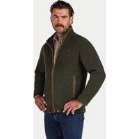 Raging Bull Men's Fleece Zip Through Jacket in Dark Green | Size: Small