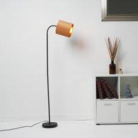 K LIVING Hove Floor Lamp with Ochre Shade in Yellow