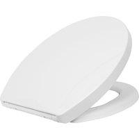 Harbour Housewares Round Soft Close Toilet Seat White