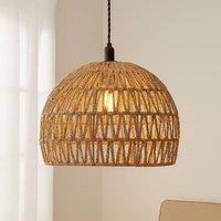 Voltico Handmade Jute Rope Ceiling Lampshade in Brown
